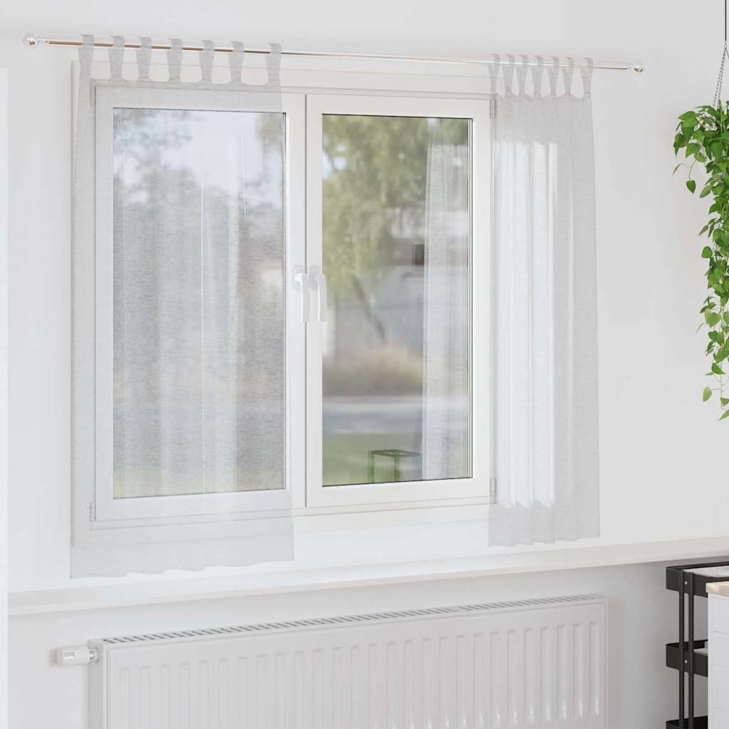 Kardinaid kardinatega 2 pcs Helehall 140x175cm Polüester