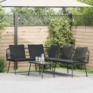 Diivan padjaga Hall 61.5 x 123 x 82cm Metall