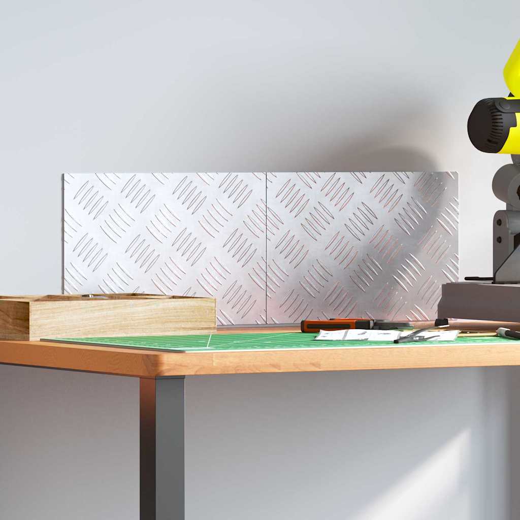 Алюминиевые рифленые накладки на ступени, 2 шт, противоскользящие, 30x20 см