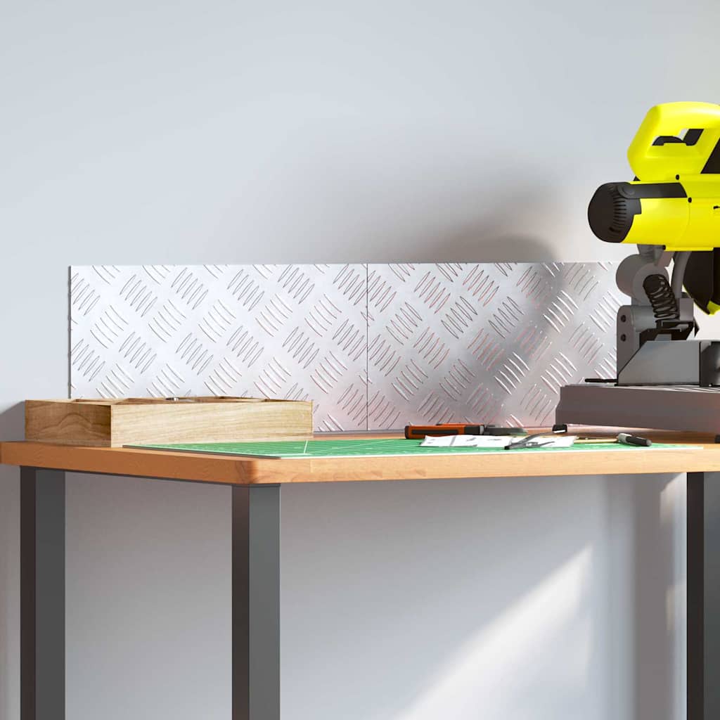 Алюминиевые рифленые листы 2 шт. Противоскользящие 40x20 см