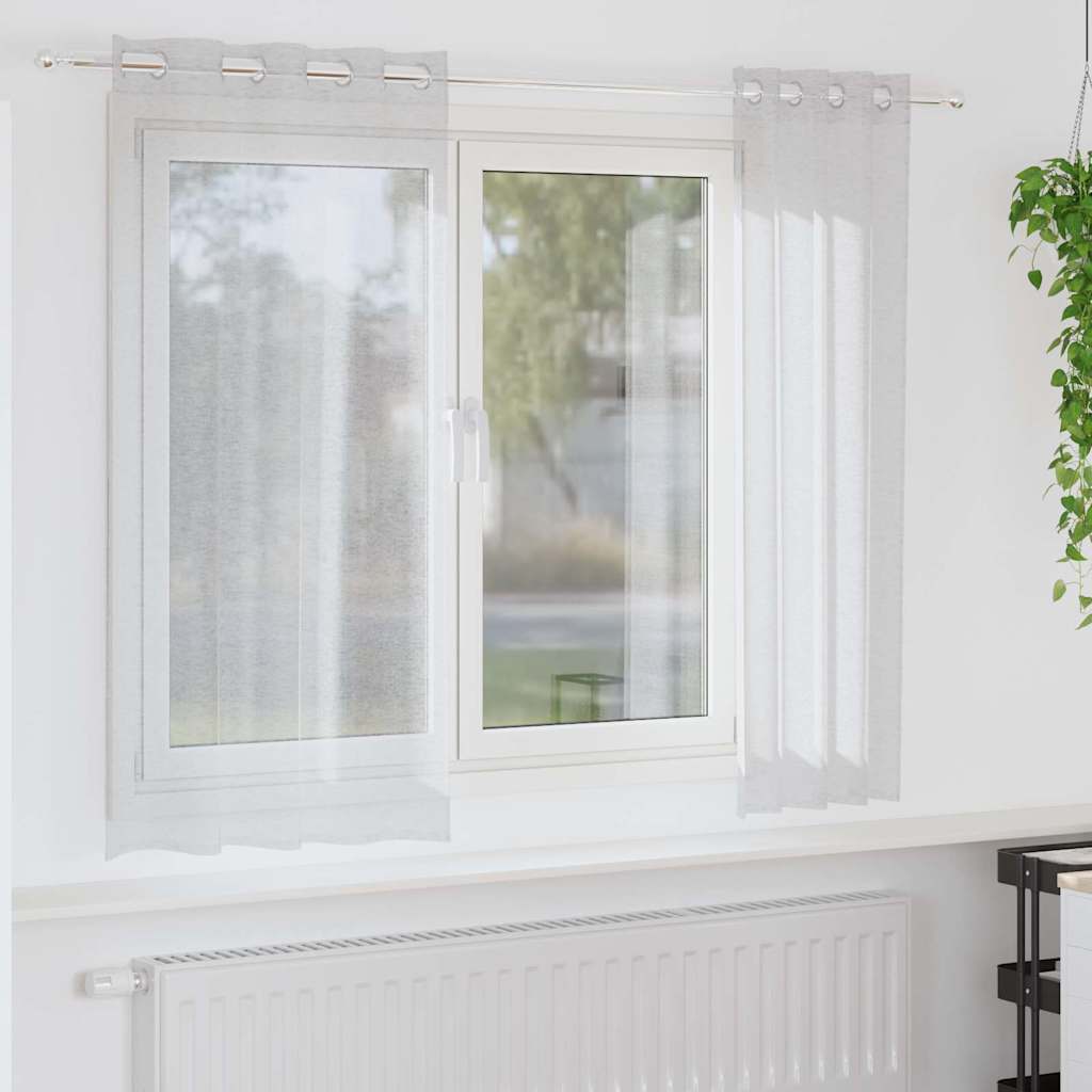 Kardinaid kardinatega 2 pcs Helehall 140x175cm Polüester