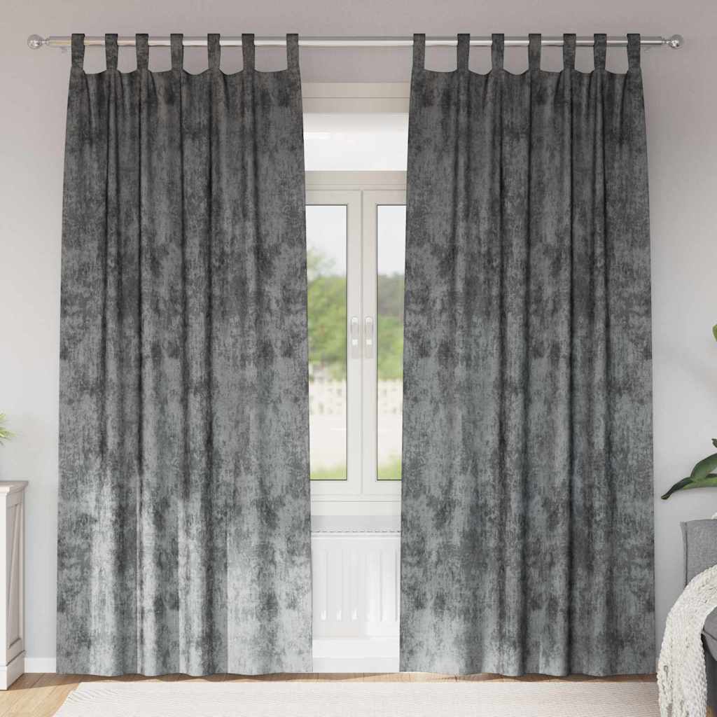 Kardin kardinatega 2 pcs Hall 225 x 140 cm Samet