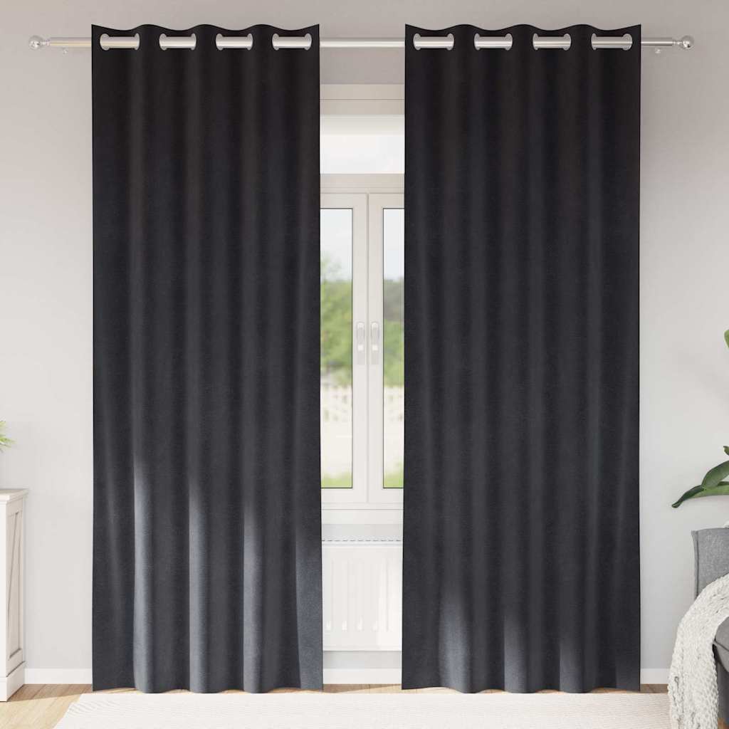 Kardinaid kardinatega 2 pcs Tumehall 140 x 225 cm Samet