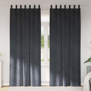 Kardinaid kardinatega 2 pcs Helehall 140 x 260 cm Samet