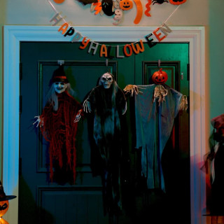 Halloweeni Rippuv Kummitus 3 pcs Mitmevärviline 77 x 98 cm