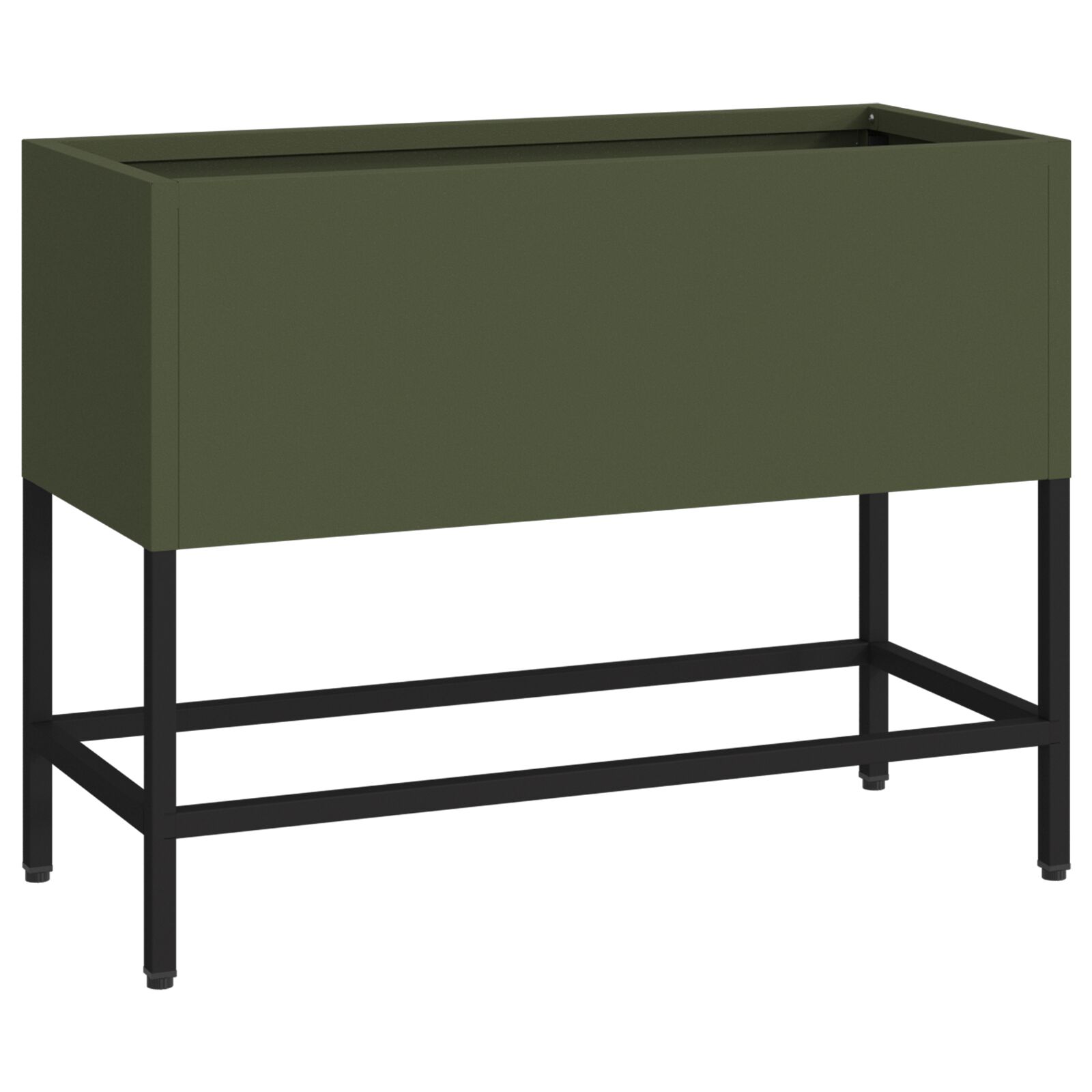 Tõstetud Aianduskast 60x26x45 cm Oliivroheline Teras