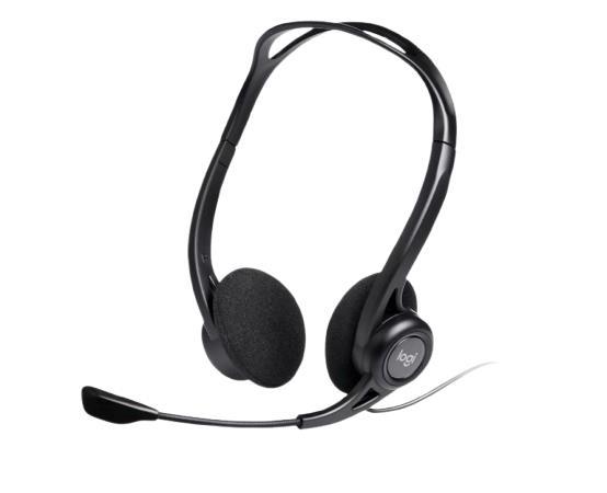 Klassikaline Logitech PC 960 headset kontoritööks