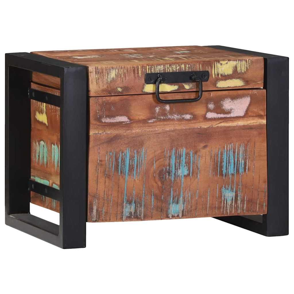 Hoiukastid ladustamisega Pruun 40 x 30 x 30 cm Taastatud puit