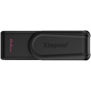 Kingston 64GB Portable USB 3.2 Gen 1 DataTraveler Exodia S (Black/Black)