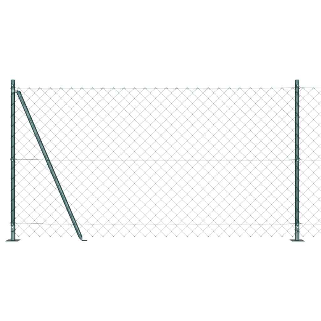 Ahela link aed postidega Roheline 1.2 x 10 m Teras