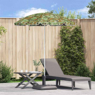 Пляжный зонт с металлическим стержнем, камуфляж, 161x193 см, полиэстер