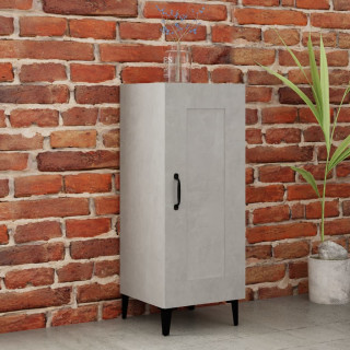 Буфет, бетонно-серый, 34,5 x 34 x 90 см, искусственное дерево