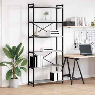 Raamatukapp Hall Sonoma 80 x 30 x 188 cm Tehispuit