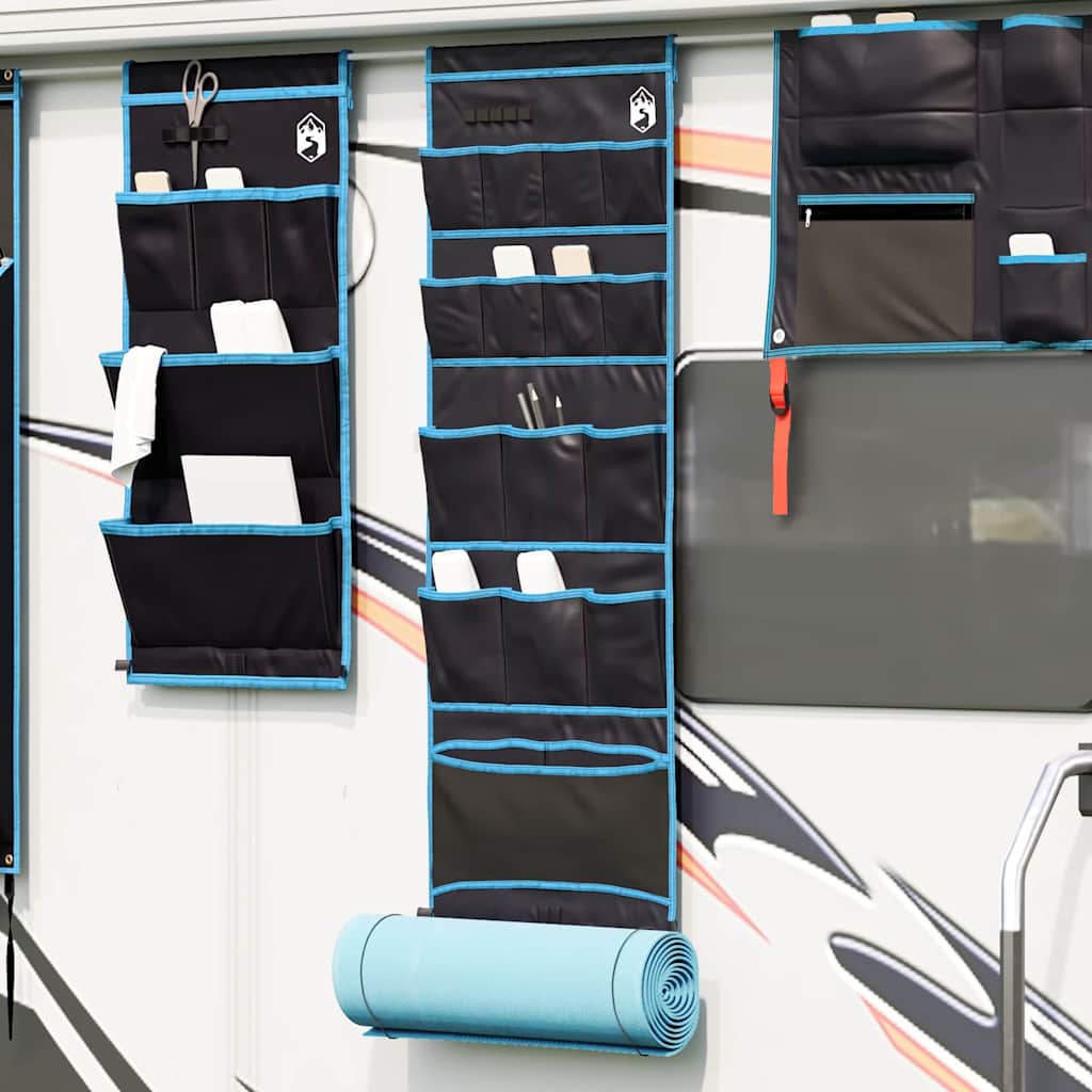 Säilituskott ladustamisega Must ja Sinine 125 x 48 cm Oxford