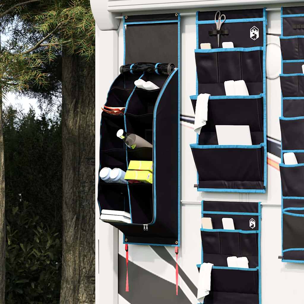 Säilituskott ladustamisega Must ja Sinine 140 x 40 cm oxford