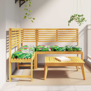 Kaubaaluse istmepadi Lilled 6 pcs Mitmevärviline 40 x 40 x 8 cm