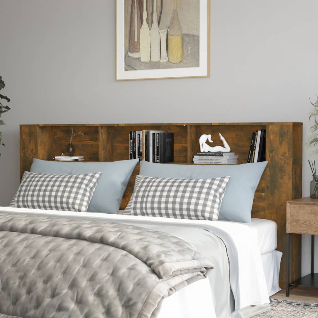 peatsi kapp, suitsutatud tamm, 220x18,5x104,5 cm