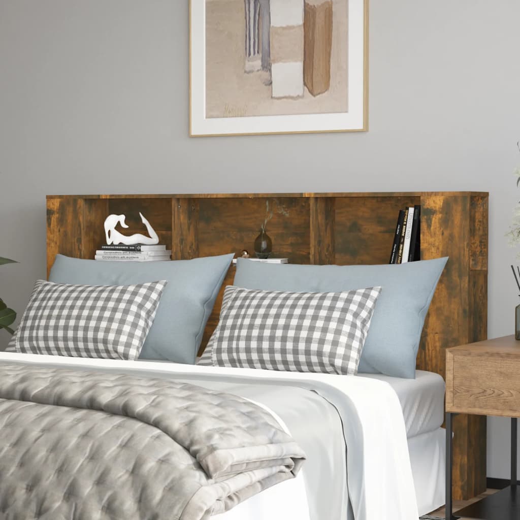 прикроватная тумба, дымчатый дуб, 180 x 18,5 x 104,5 см