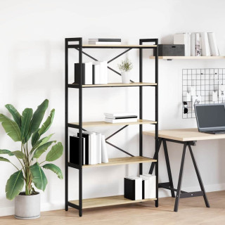 Raamatukapp Sonoma tamm 80 x 30 x 153 cm Tehispuit