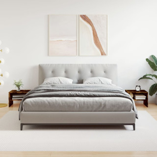 Прикроватные тумбочки 2 шт., дымчатый дуб, 40 x 30 x 30 см, искусственное дерево