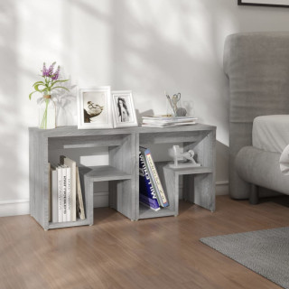 öökapid 2 tk, hall Sonoma tamm, 40 x 30 x 40 cm, tehispuit