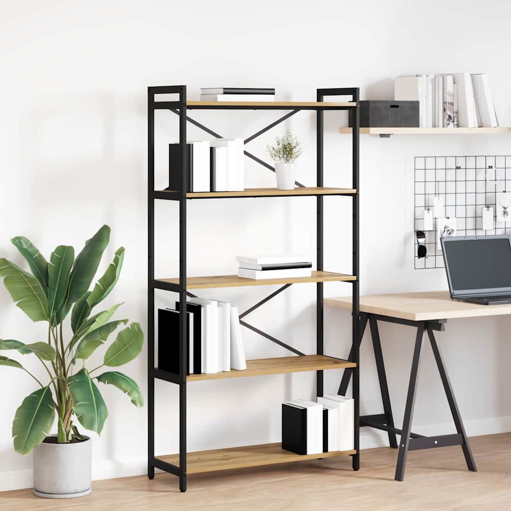 Raamatukapp käsitöötamm 80 x 30 x 153 cm Tehispuit