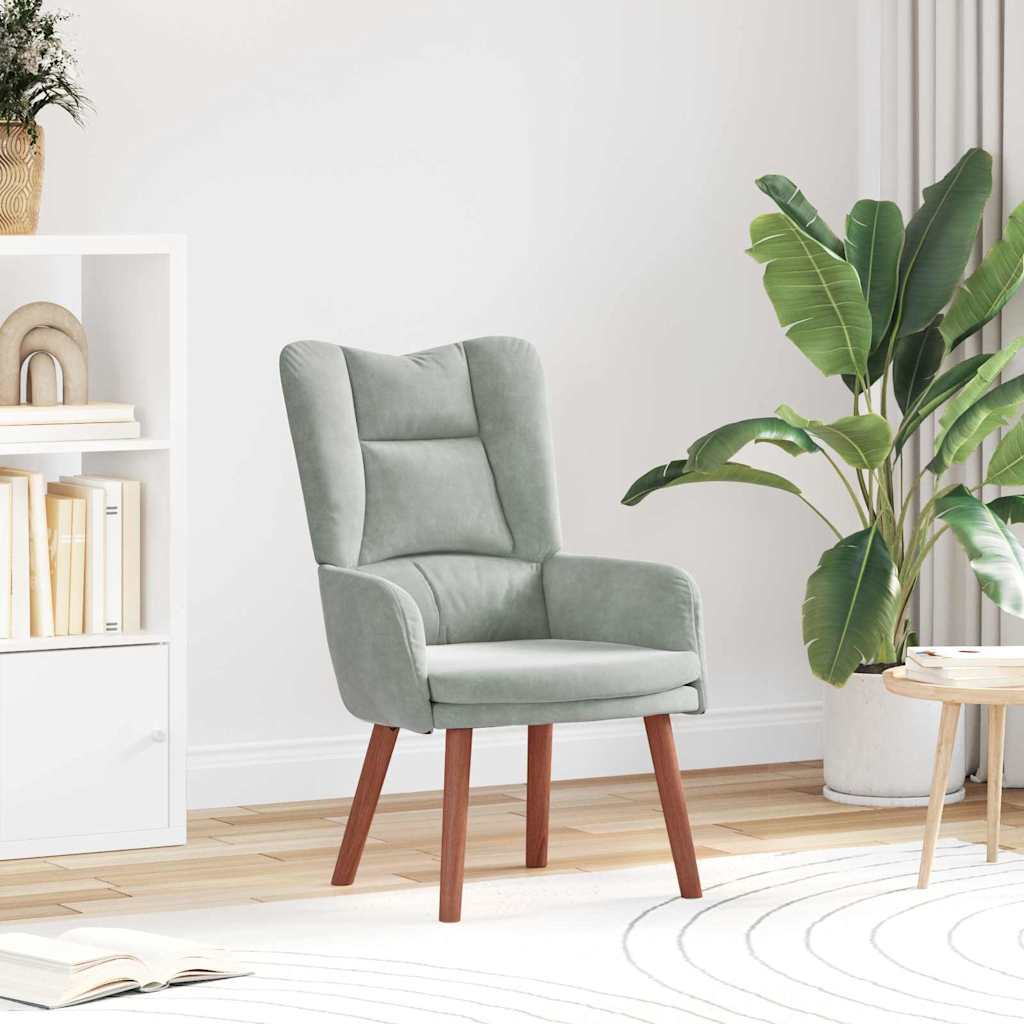 Helehall Sametine Lõõgastustool