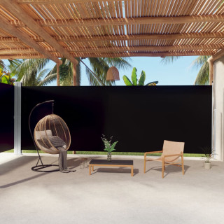 Выдвижная боковая стенка, черная, 220 x 1000 см