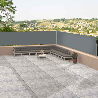 lahtitõmmatav külgsein, antratsiithall, 117 x 1200 cm