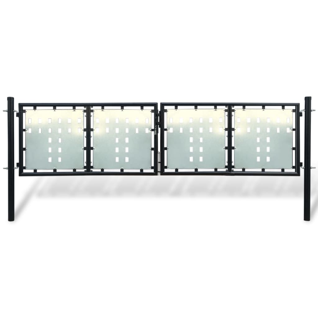 must ühepoolse uksega aiavärav 300 x 150 cm