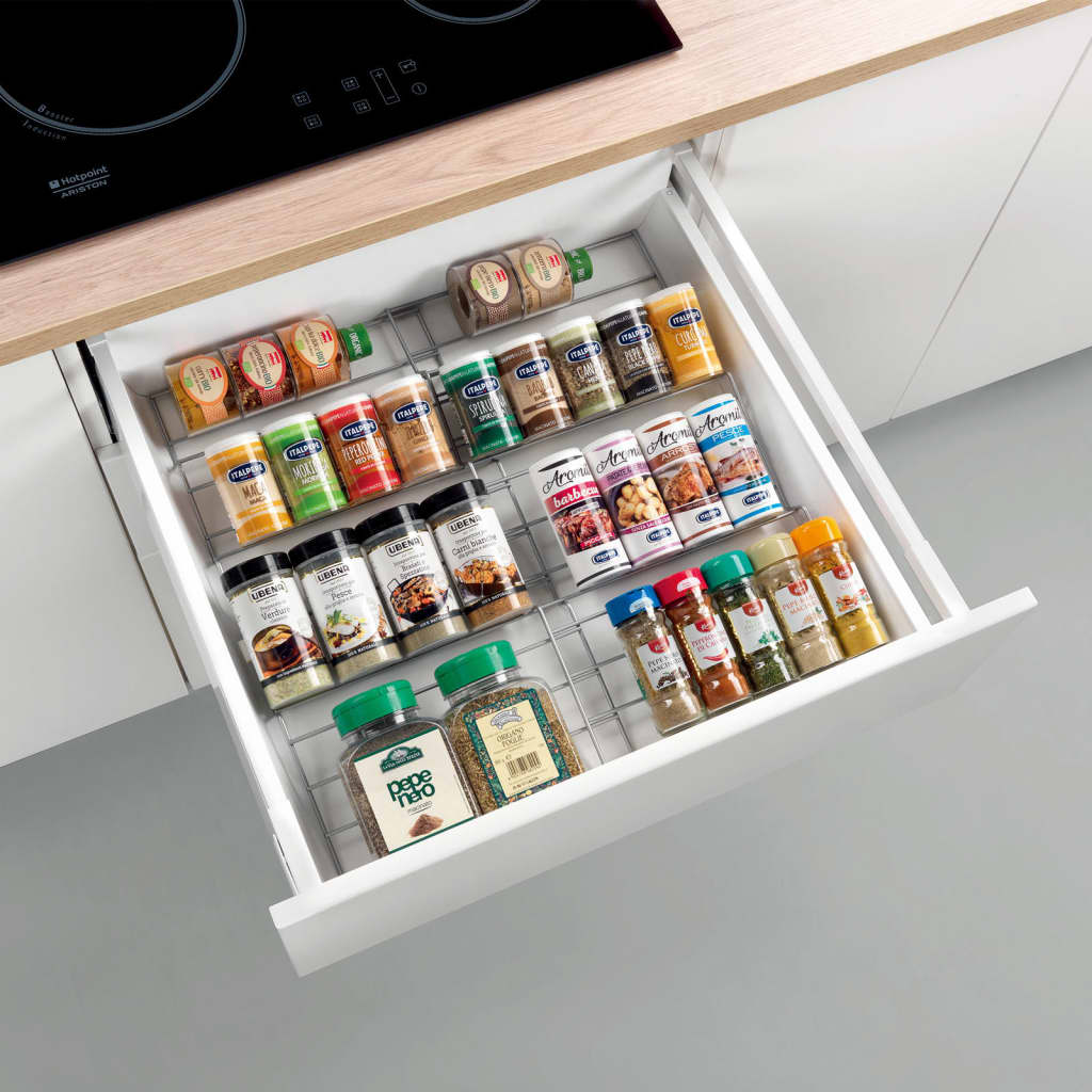 Pikendatav maitseaineriiul kappi