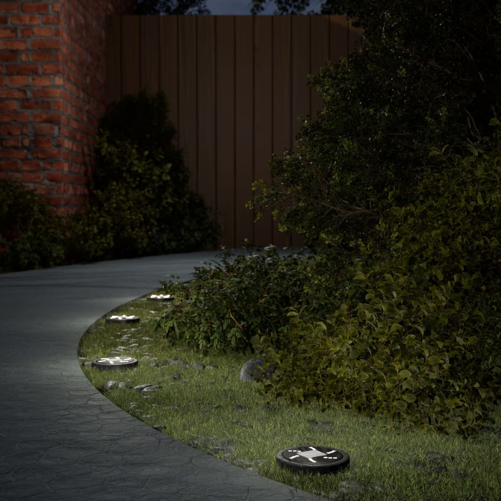 Солнечные светильники для грунта с колышками, 4 шт, теплый белый