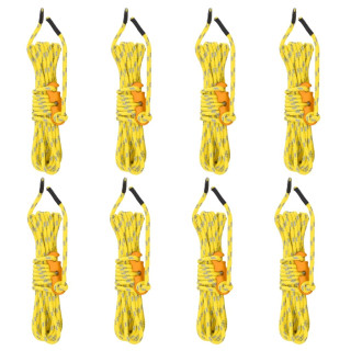 telgi nöörid kinnitusaasadega 8 tk, peegeldav, 4 m 4 mm