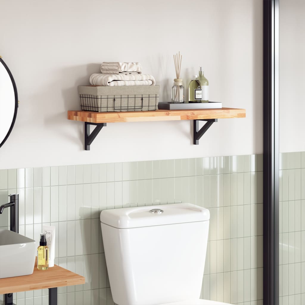 столешница, 100x30x4 см, прямоугольник, дерево акация