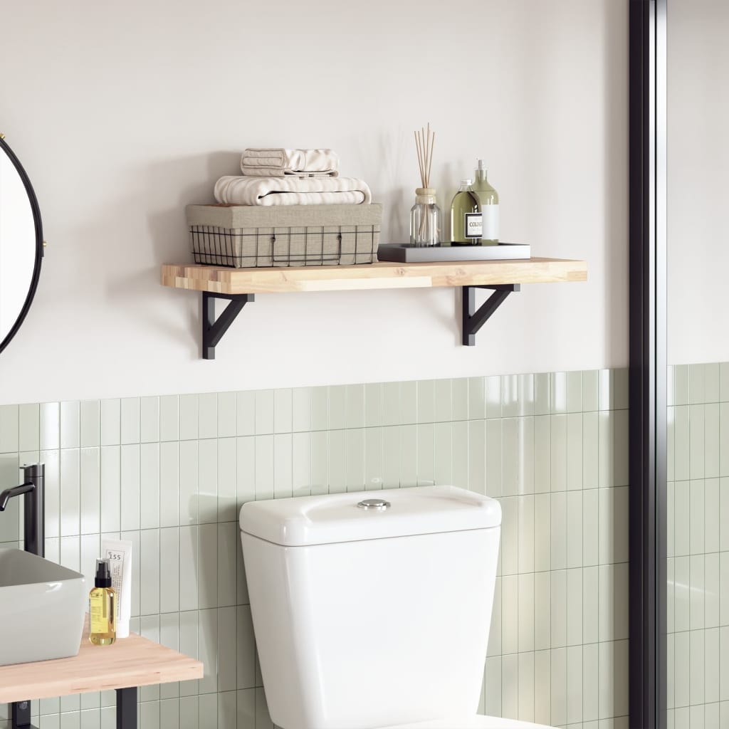 столешница, 100x30x4 см, прямоугольник, дерево акация