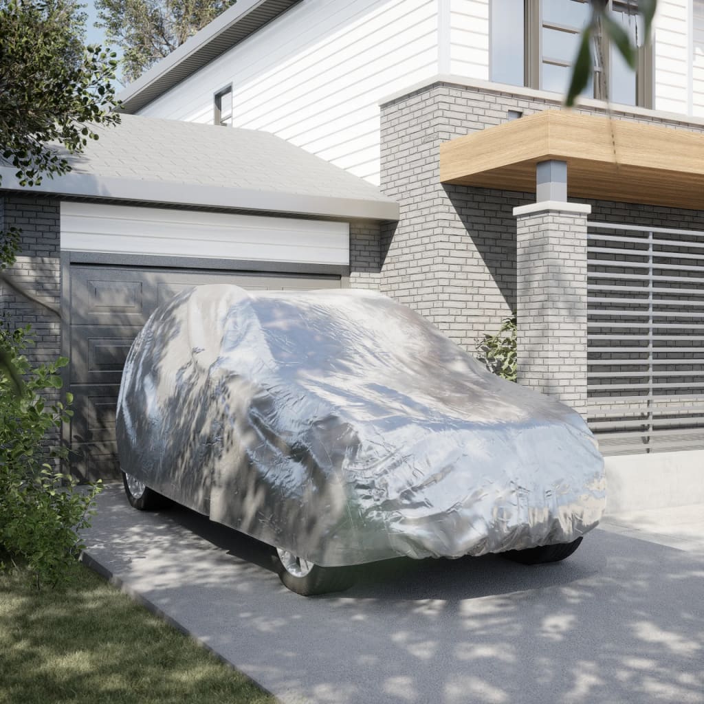 Чехол для внедорожника с пряжками, серебристый M