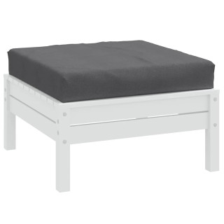 Подушка для сиденья из европаллеты, антрацитовый серый, 60x60x9,5 см, ткань