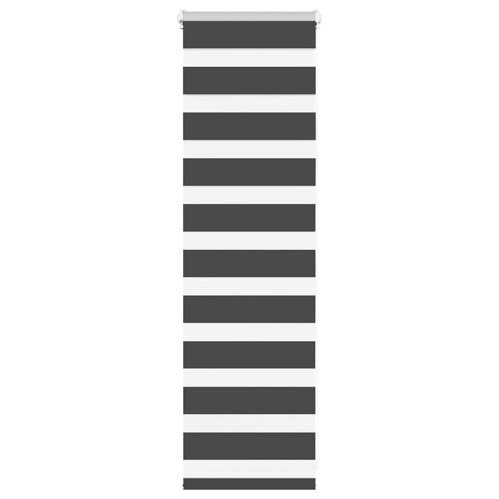 Triibuline ruloo must 50x100 cm kanga laius 45,9 cm polüester