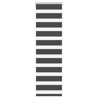 Triibuline ruloo must 50x100 cm kanga laius 45,9 cm polüester