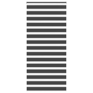 Полосатая рулонная штора черная 95x230 см ширина ткани 90,9 см полиэстер