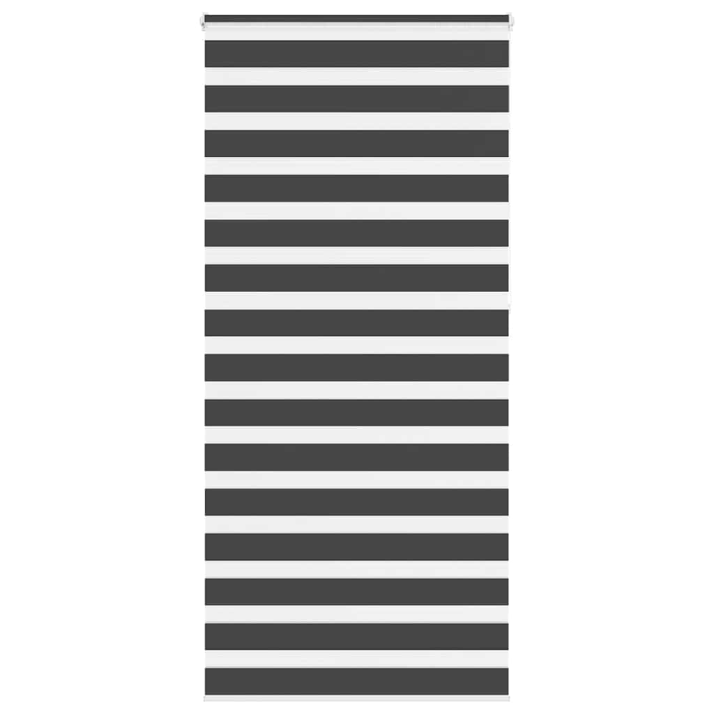 Triibuline ruloo must 110x230 cm kanga laius 105,9 cm polüester