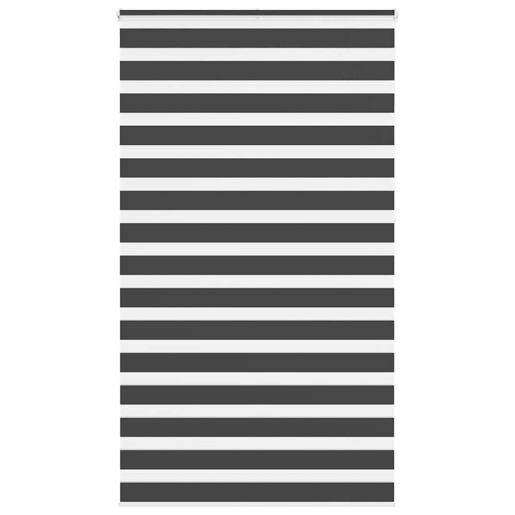 Triibuline ruloo must 135x230 cm kanga laius 130,9 cm polüester