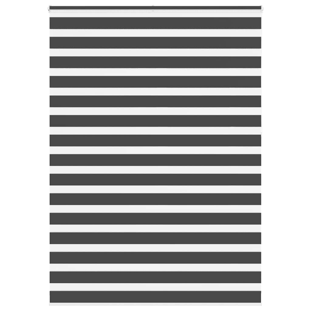 Triibuline ruloo must 160x230 cm kanga laius 155,9 cm polüester