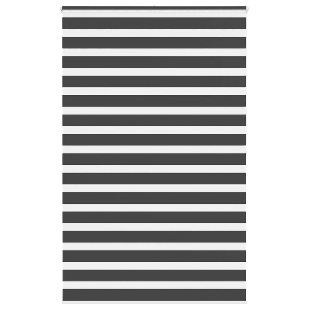 Triibuline ruloo must 140x200 cm kanga laius 135,9 cm polüester