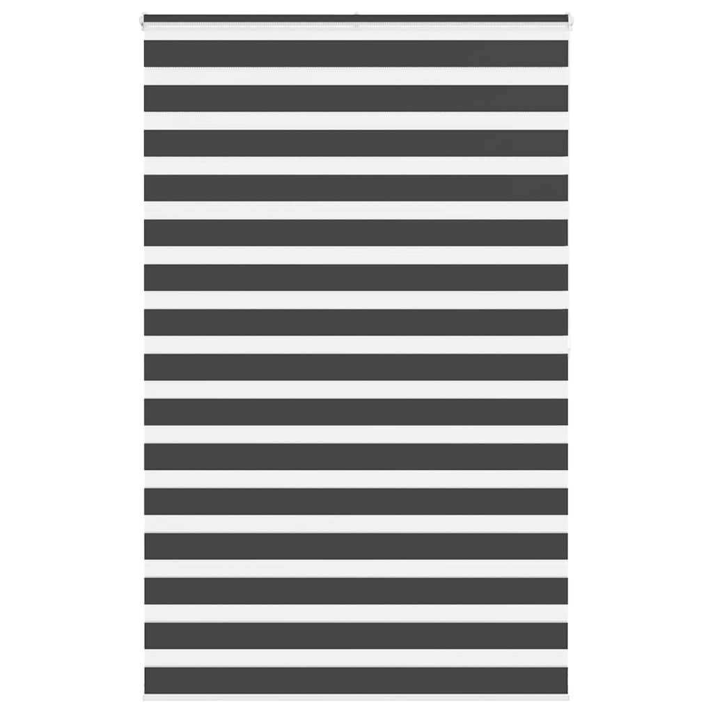 Triibuline ruloo must 150x200 cm kanga laius 145,9 cm polüester