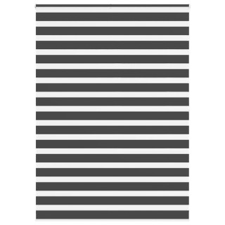 Полосатая рулонная штора черная 155x200 см ширина ткани 150,9 см полиэстер