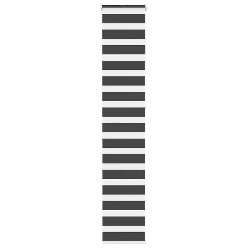 Triibuline ruloo must 40x230 cm kanga laius 35,9 cm polüester