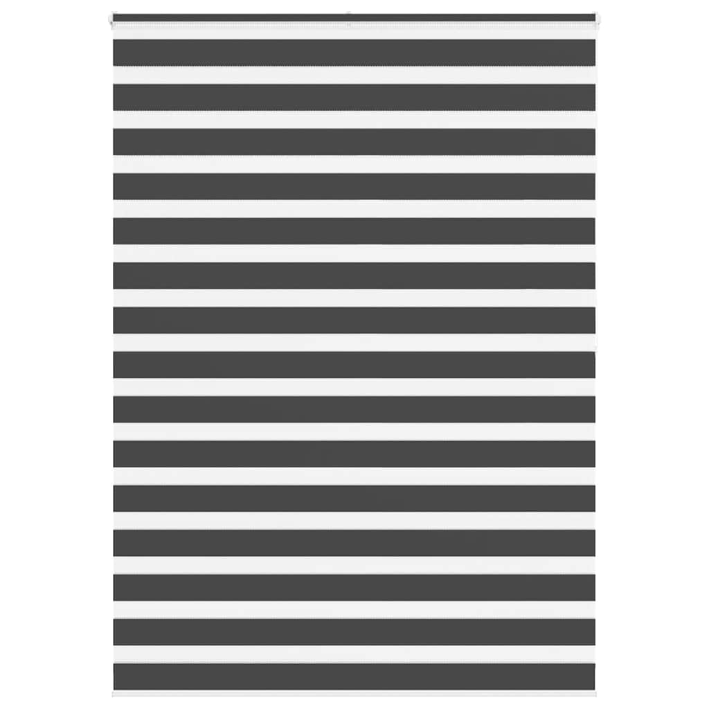 Triibuline ruloo must 165x200 cm kanga laius 160,9 cm polüester