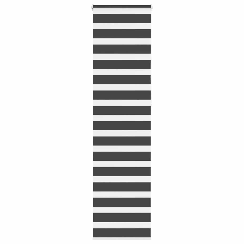 Triibuline ruloo must 60x230 cm kanga laius 55,9 cm polüester