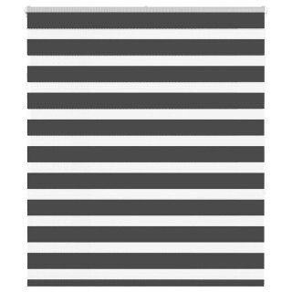 Triibuline ruloo must 130x150 cm kanga laius 125,9 cm polüester